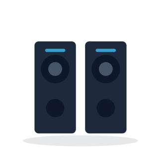 PA Speaker System (2× 1500W)